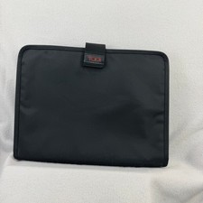 Tumi Black Ballistic Nylon Padded Laptop Sleeve Case 15 Inch Tech Bag picture
