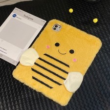 Plush Fur Cute Cartoon Soft Case Cover For iPad 5/6/7/8/9/10/11th Gen Pro 11