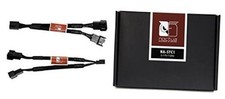 NA-SYC1, 2-Way PC Fan Splitter 2-Pack 4 Pin PWM Black Y-Splitter-Cable picture