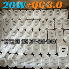 Wholesale Bulk 20W Fast Charger Cube USB C Power Adapter For iPhone iPad Android picture