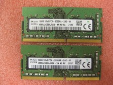 SK Hynix 32GB Kit (2 x 16GB) DDR4 SODIMM Ram Memory HMAA2GS6AJR8N-XN 3200AA picture