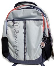 Blue Champion Center Backpack Bookbag w/ Laptop Sleeve - Light Blue NEW NWT picture