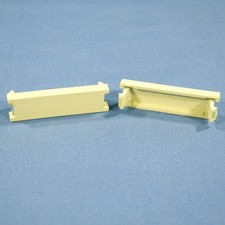 2 Leviton Ivory MOS Blank Wallplate Snap-In Insert Modules 0.5 Unit 41295-5BI picture