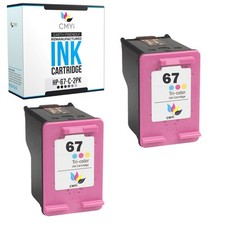 CMYi 2PK Compatible HP 67 Color Ink Cartridges for ENVY 6458e 6475e Pro 6420 picture