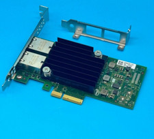 ***BOTH BRACKETS***DELL INTEL X550-T2 2-PORT NETWORK ADAPTER C4D5P 4V7G2 FKHKC picture