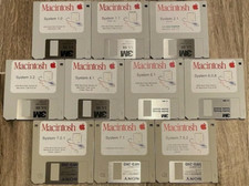 Apple Macintosh Boot Disk System [1.0 - 8.0] 400/800k/1.4 Floppy for Vintage Mac picture