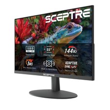 New 22-Inch Gaming Monitor, FHD 1080p, Up to 144Hz, HDMI, DisplayPort, Built-... picture