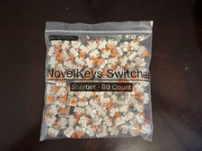 Novelkeys X Kailh Sherbet Mechanical Keyboard Switches (90 Count) - Unused picture