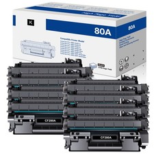8PK CF280A 80A Black Toner Cartridge For HP LaserJet Pro 400 M401dn M401n M425dn picture