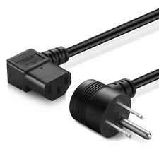 Universal 3 Prong AC Power Cord Cable 6 Feet NEMA 5-15P to IEC320C13 UL Listed picture