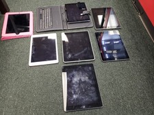 lot of 7 broken ipads Apple bad for parts or scrap picture