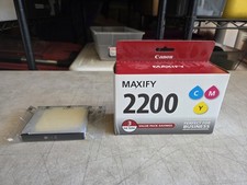 New Sealed Canon Maxify 2200 Cyan Magenta Yellow PGI-2200 Color Multi-Pack picture