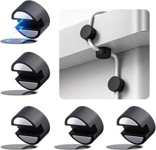 Magnetic Cable Holder, 8 Cable Clips for Desk Cord Management, Black |... picture