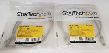 STAR TECH 45PATCH3GR CAT 5E UTP PATCH CABLE, 3 FT GRAY, SNAGLESS (LOT OF 2) NIB picture