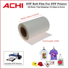 30cm*100M DTF Roll Transfer Film PreTreat Heat Transfer Paper For A3 DTF Printer picture