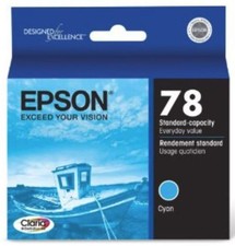 New Genuine Epson T078 Cyan Inkjet Cartridge Stylus R260 RX595 R280 RX680 R380  picture