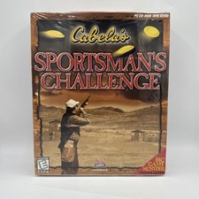Cabelas Sportsmans Challenge PC Game Big Box Vintage 1999 Activision New Sealed picture