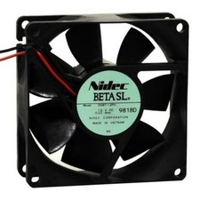 2pcs 2-Wire Power Supply Fan Replace Nidec 80mm DC 12V 0.22A D08T-12PU picture