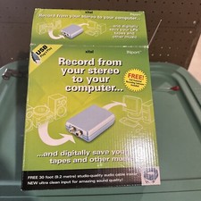 Xitel Inport Audio Recording Kit Import Tapes LP's CD's to Computer New Open Box picture