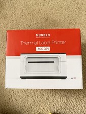 BRAND NEW: White MUNBYN RealWriter 941 USB Thermal Shipping Label Printer picture