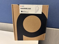 NEW Plantronics Poly Blackwire 3320 USB-A Wired Stereo Headset. Open Box picture