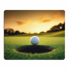 Golf Course Mouse pad,Golf Ball Near Hole Personality Desings Gaming Mouse Pad picture