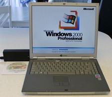 Gateway Windows 2000 Laptop,60GB HD, 1GB RAM,CDRW/DVD,Charge,OS Restore CD picture