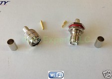 RP-TNC Male & Female Plug Crimp for LMR240 240UF RG-8X RG8X RF Cable Connector picture