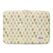 Puffy Laptop Sleeve Case Cute Computer Bag, 14 Inch Flower Printed Quilted La... picture