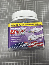 Platinum Tools 202003J EZ-RJ45 Pass-Through Cat5e Ethernet Cable Connectors 100 picture