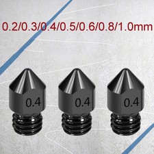 Hardened Steel Extruder Nozzle for 3D Printer Nozzle 0.2-1.0mm MK8 1.75 Filament picture