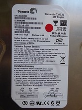 Seagate ST3500630AS | PN: 9BJ146-300 | FW: 3.AAC | AMK | 500GB picture