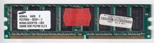 Samsung, 256MB, DDR PC2700, 333MHz CL2.5, 184-Pin, DIMM RAM M368L3223FTN-CB3 picture