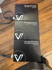 Zero-Latency 1080P HDMI KVM Extender over Cat 5e/6/6a, 80m/260ft USB Extender wi picture