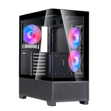 Silverstone LD05-B-ARGB (Black) Lucid 05 270° View Tempered Glass ATX Case picture