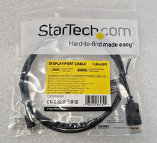 StarTech CDP2DPMM6B set of 10pcs. 6ft/1.8m USB C-DisplayPort 1.2 Cable 4K 60Hz picture