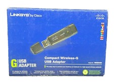 Linksys WUSB54GC Compact Wireless-G USB 2.0 WIFI Network Card Adapter Dongle picture
