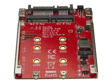 StarTechcom Dual-Slot M.2 to SATA Adapter RAID Controller m.2 SATA S322M225R picture