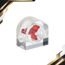 1 x Flow Indicator Acrylic Water Cooling Monitoring Red Semicircle G1/4 picture