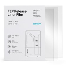 ELEGOO Original FEP Release Film 3PCS for Mars 4/ Mars 5/ Mars 5 Ultra LCD 3D picture