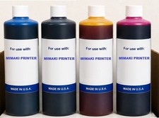 4 LITERS COMPATIBLE EPSON ROLAND MUTOH AND MIMAKI BULK REFILL DYE INK (C-Y-M-K) picture