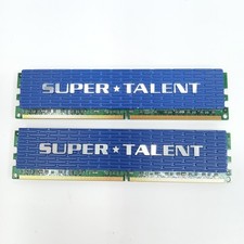 [Lot of 2] 2GB Super Talent PC2-6400 DDR2-800 Desktop RAM T800UB2GC5 Micron (4GB picture