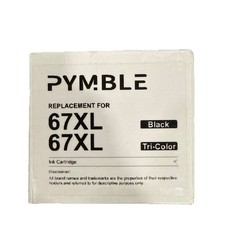 New Pymble 67XL Black And Color Toner Replacement Ink Cartridges(b3) picture