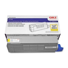 Original OKI 43866101 Yellow Toner. New Sealed Box, We Ship Fast picture