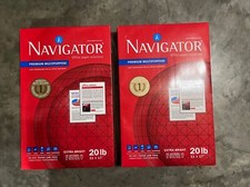 Navigator PAPER,20#,97BR,11X17,BRW NMP1720 ~ Qty 2 ~ Total 1000 Sheets ~ New picture
