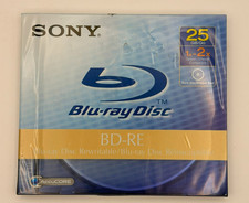 Sony BD-RE 25GB Rewritable Blu-ray Disc 1-2x AccuCORE BNE25A New Sealed picture