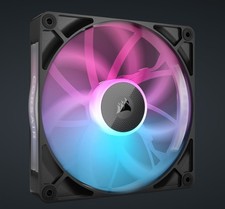 RX140 RGB Black Single Fan PWM. AirGuide Magnetic Bearing. High Airflow picture