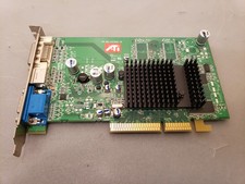 Vintage ATI Radeon 9600SE AGP 102A0350910 Video Card 128MB  VGA DVI S-Video picture
