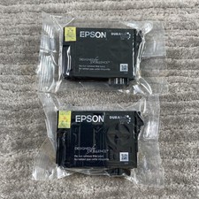 Epson 252 Black Ink Cartridges Lot 2 Genuine DURABrite Ultra BK OEM Printers picture