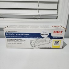 OKI 43324417 Yellow Toner Cartridge C6100 C5550MFP picture